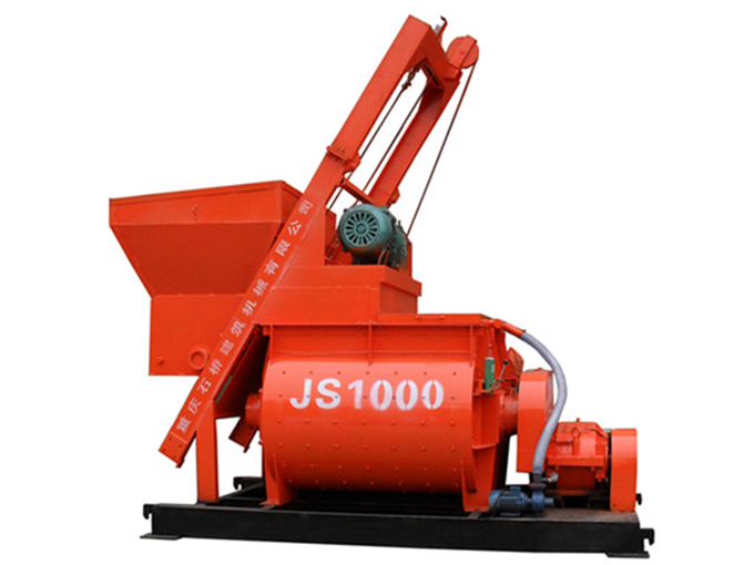 广元JS1000EA双卧轴强制搅拌机