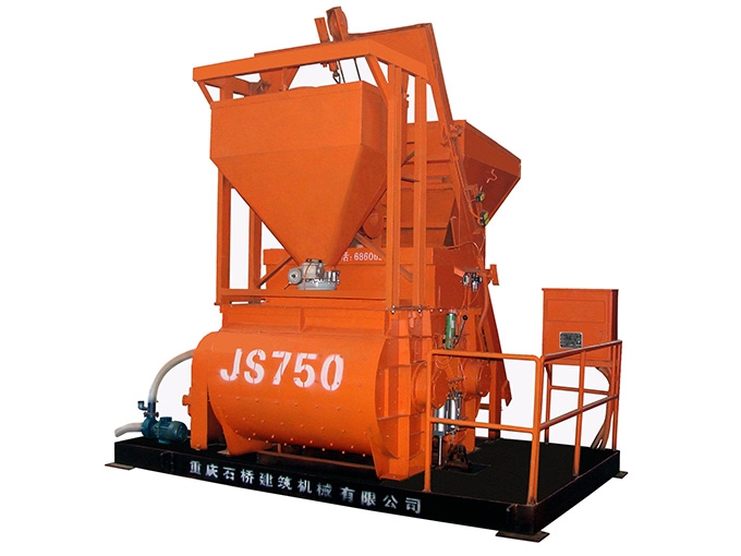 JS750带水泥称量斗搅拌机